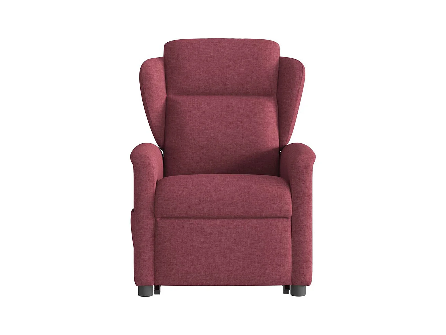 Silla de relax | Sillón eléctrico reclinable elevable de tela rojo tinto SHL8644