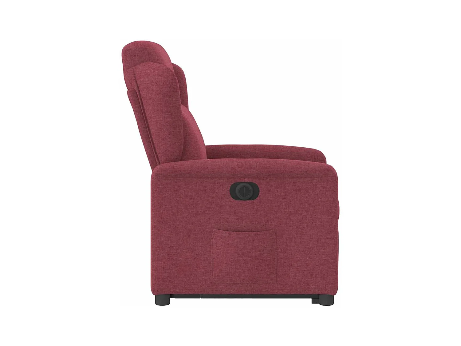 Silla de relax | Sillón eléctrico reclinable elevable de tela rojo tinto SHL8644