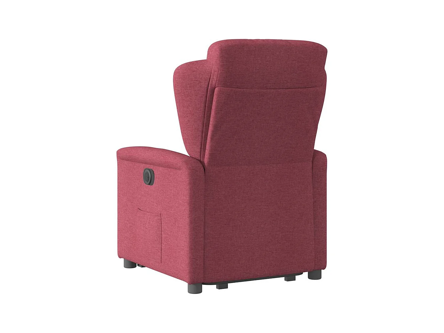 Silla de relax | Sillón eléctrico reclinable elevable de tela rojo tinto SHL8644
