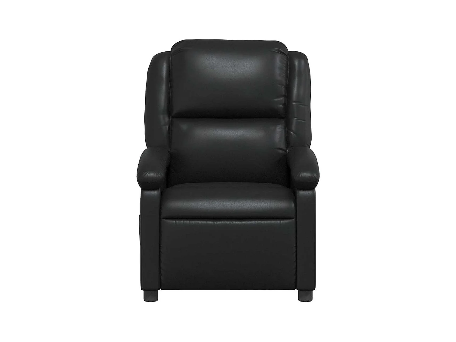 Sillón de salón | Silla | Sillón de masaje reclinable cuero sintético negro SHL2867