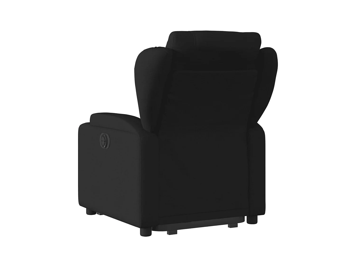Fauteuil inclinable électrique-Chaise de relax-Fauteuil salon noir tissu SHL3305