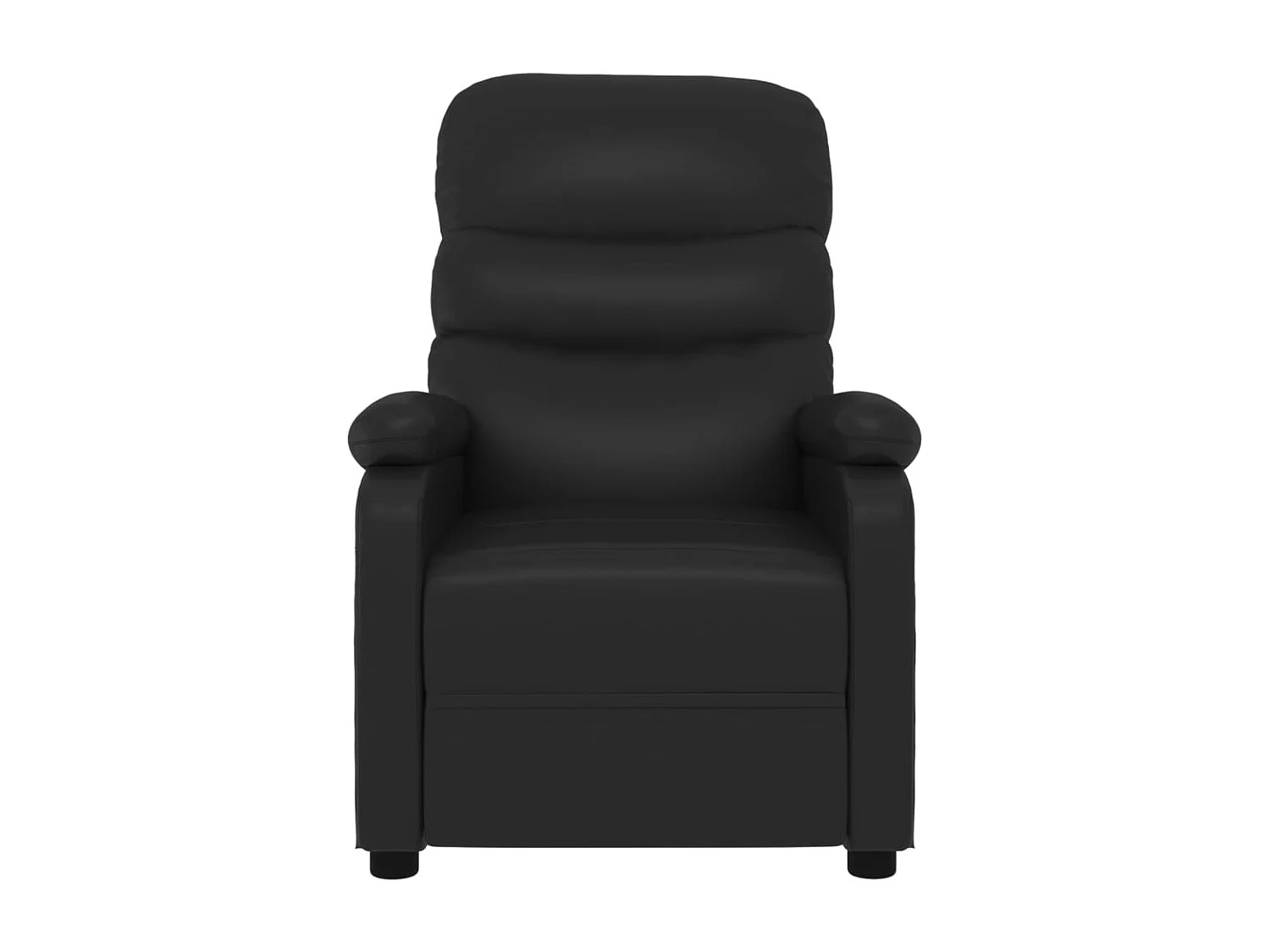 Relaxsessel Elektrisch | Lounge Sessel indoor Schwarz Kunstleder SHL38199