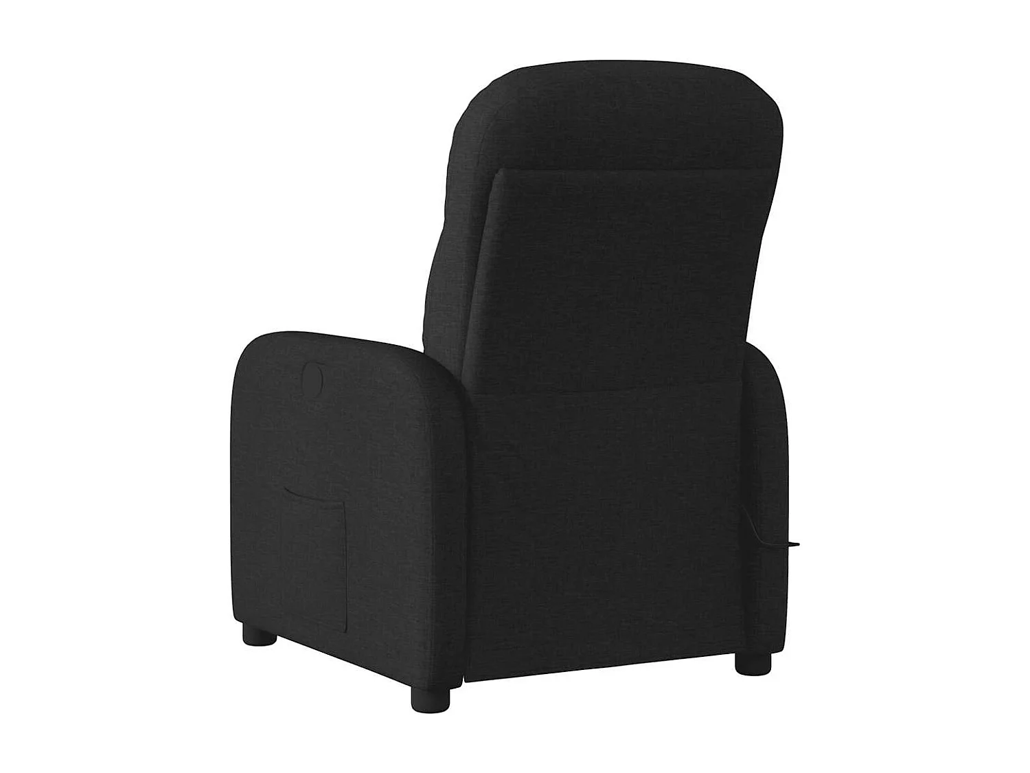 Sillón de relax | Sillón reclinable de masaje eléctrico tela negro SHL5198
