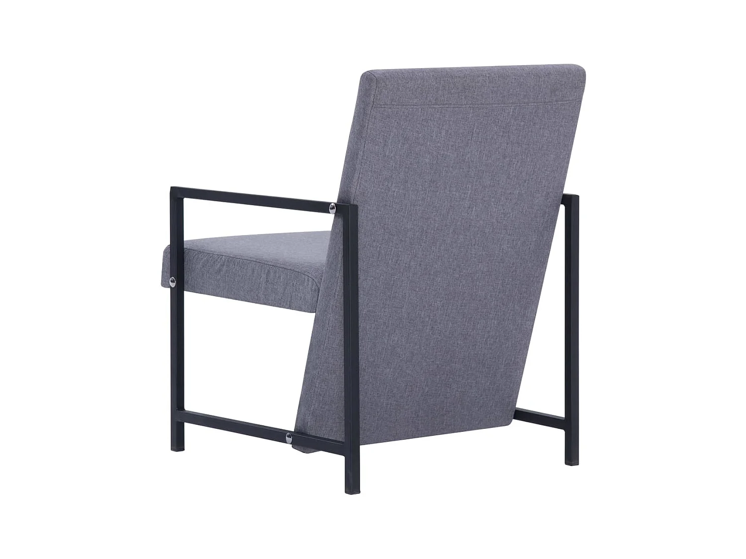 Sillón de salón | Silla de relax | Sillón de tela gris claro SHL7358