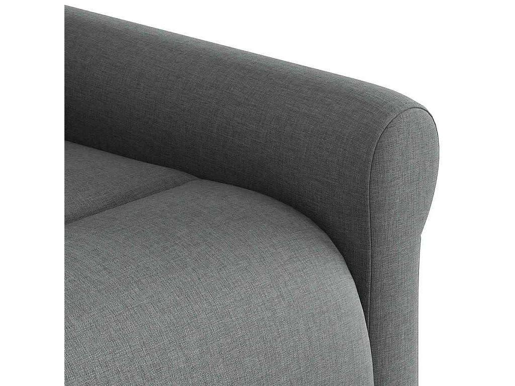 Sillón de relax | Sillón reclinable de masaje de tela gris oscuro SHL9390