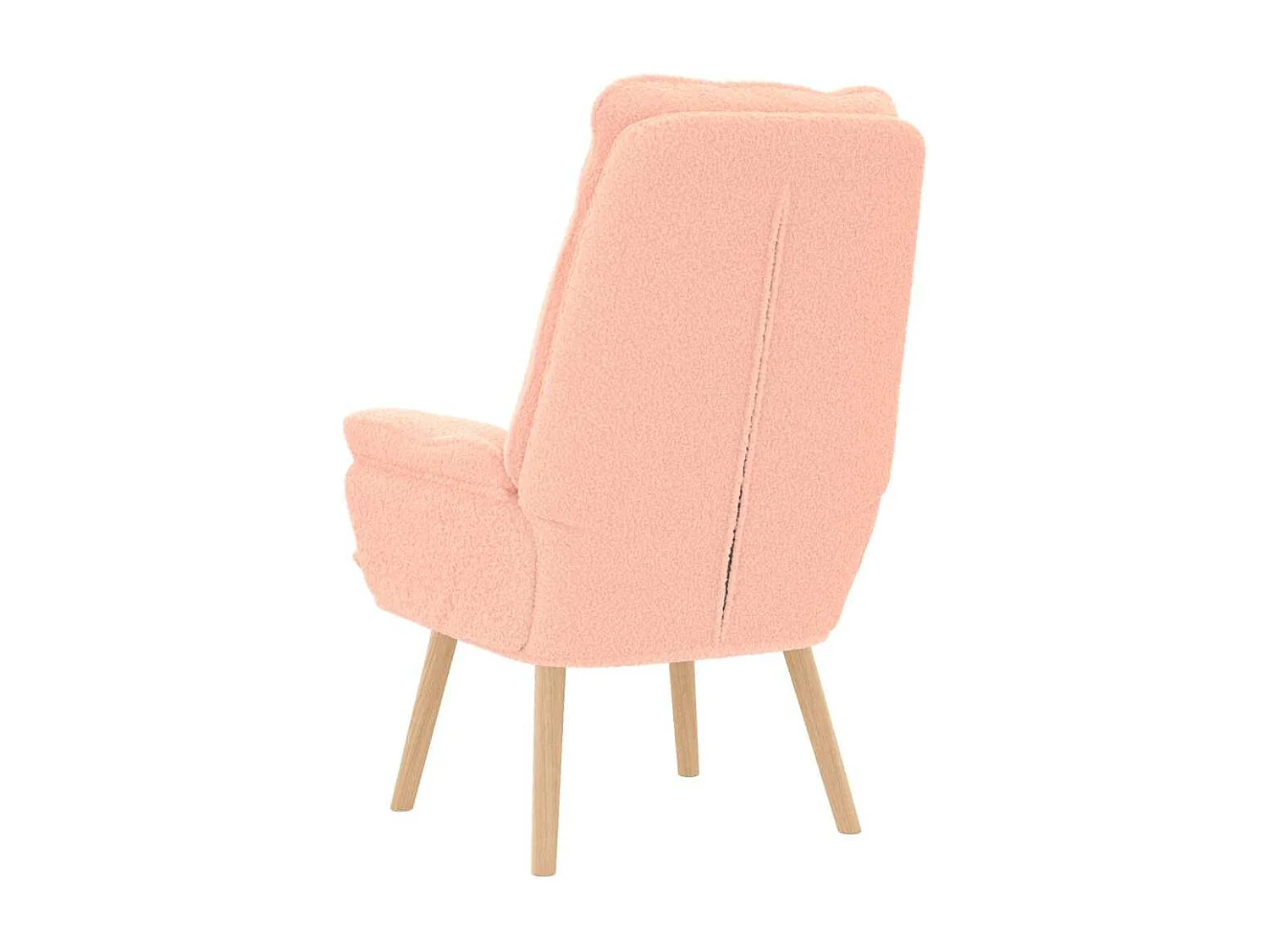 Fauteuil Salon-Chaise de relax Rose 69x74x93 cm tissu SHL1730