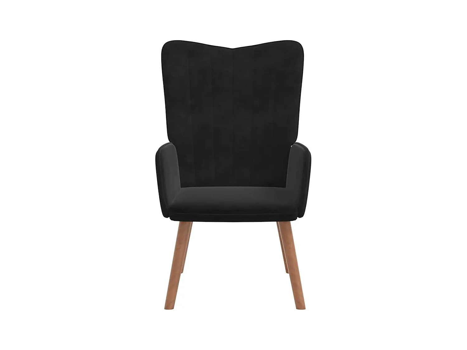 Poltrona | Cadeira Relax veludo preto SHL538016