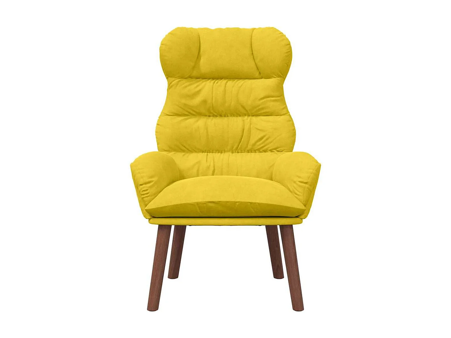 Fauteuil Salon-Chaise de relax Jaune 69x74x93 cm Velours SHL1963