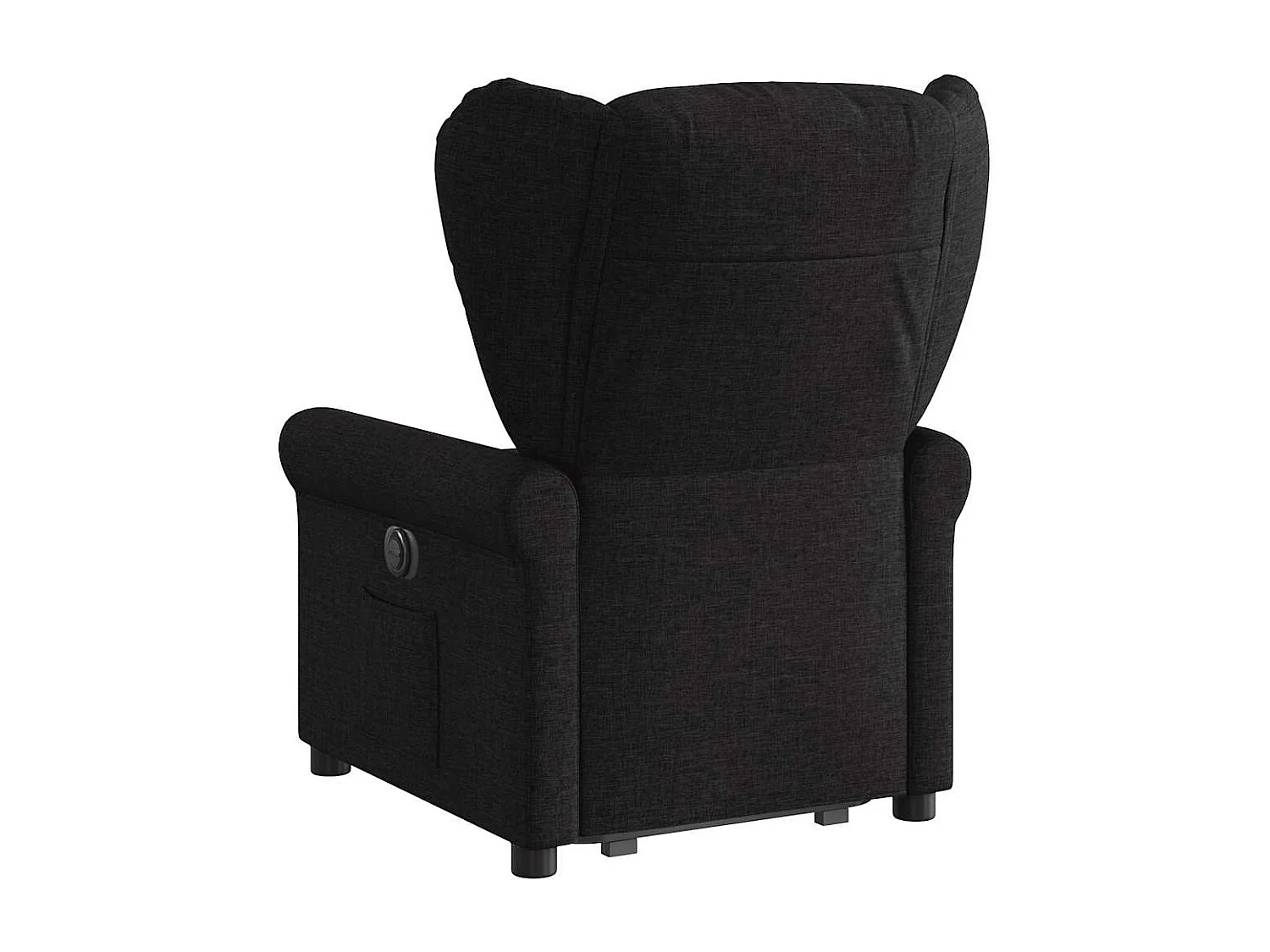 Fauteuil inclinable-Chaise de relax-Fauteuil TV noir tissu SHL2570
