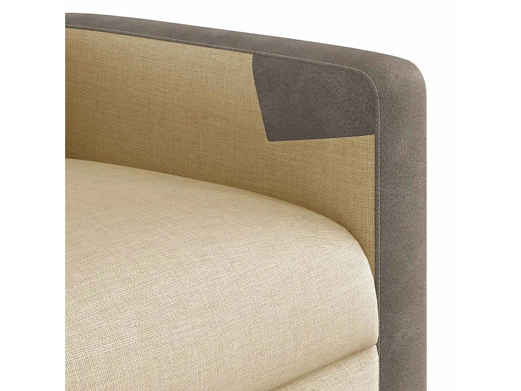 Relaxsessel | Massagesessel Creme Stoff SHL81341