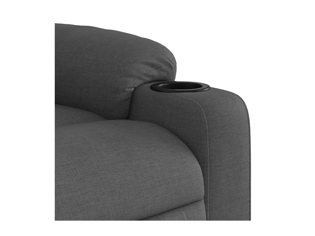 Sillón de salón | Silla | Sillón de masaje reclinable de tela gris oscuro SHL2846