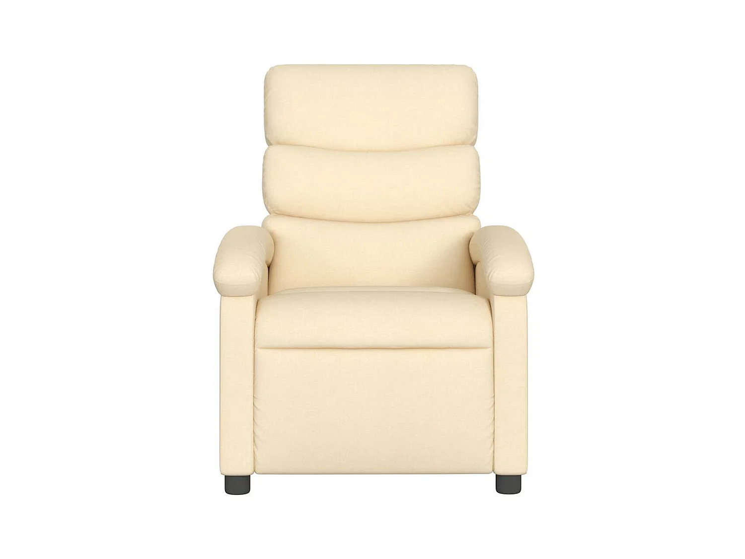 Sillón de salón | Silla | Sillón de masaje reclinable de tela crema SHL4650