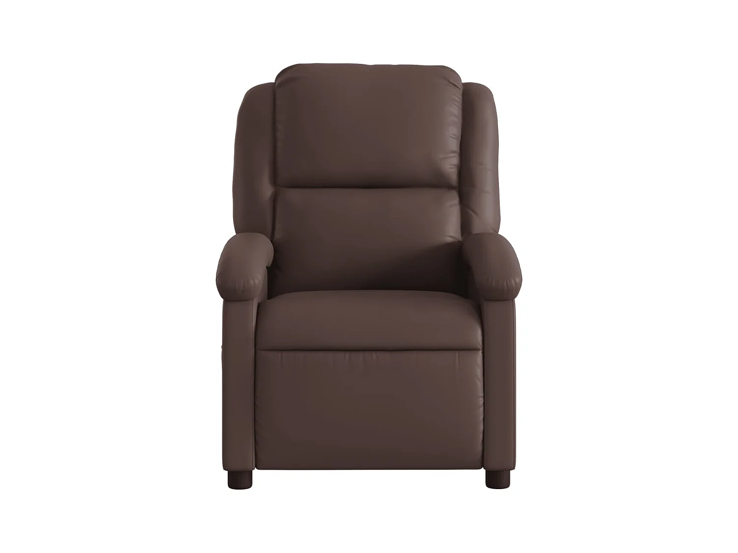 Sillón de salón | Silla | Sillón de masaje reclinable eléctrico cuero sintético marrón SHL9721