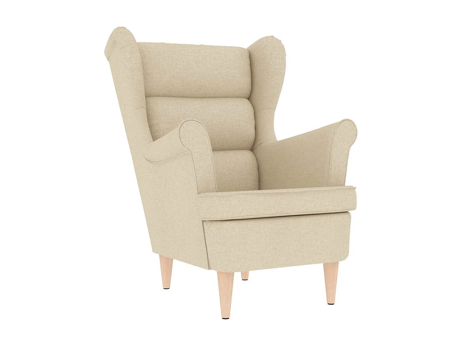 Relaxsessel-Lounge Sessel Creme 74x84x100 cm Stoff SHL34836