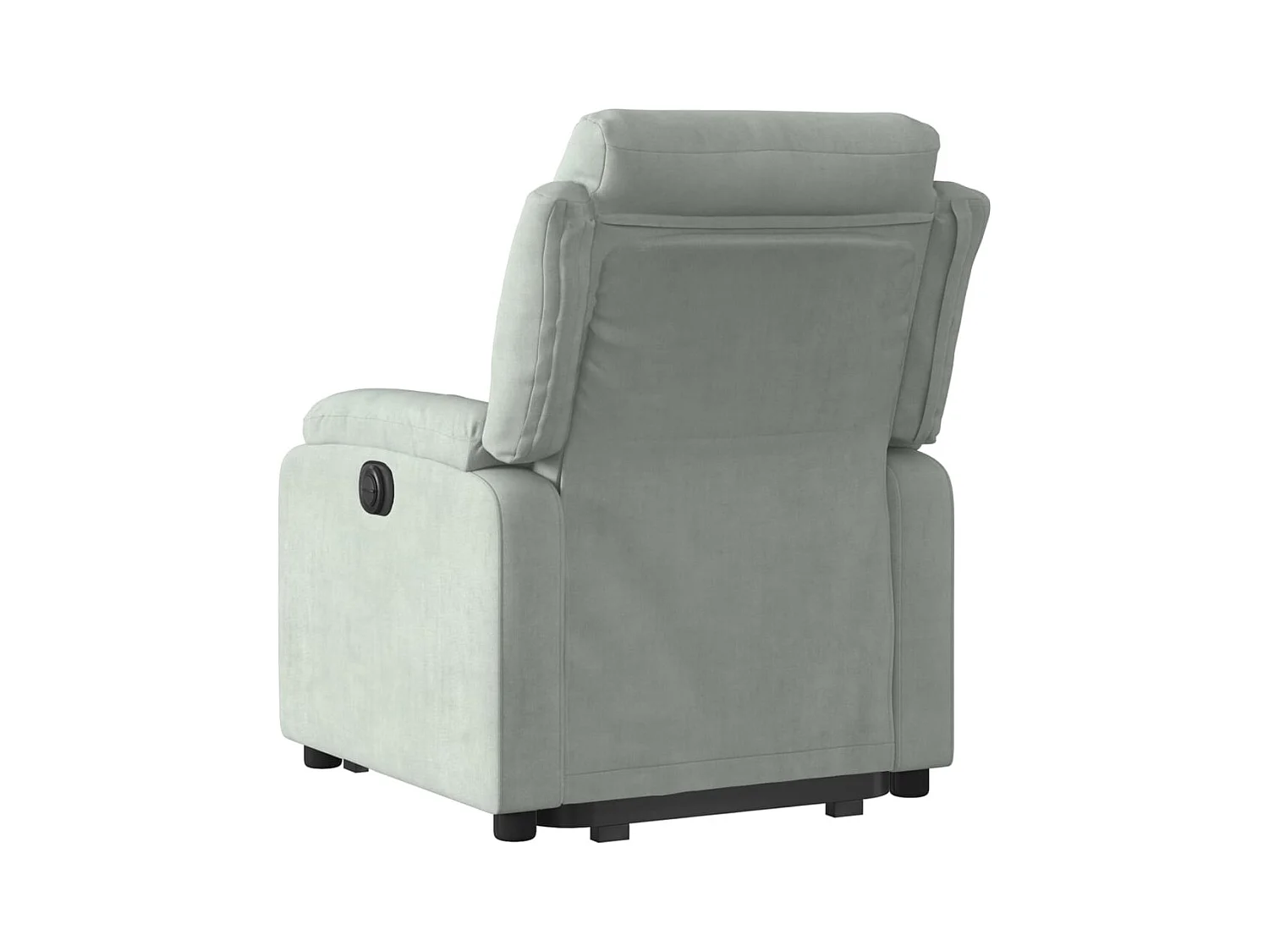 Sillón de relax | Silla | Sillón reclinable elevable terciopelo gris claro SHL7890
