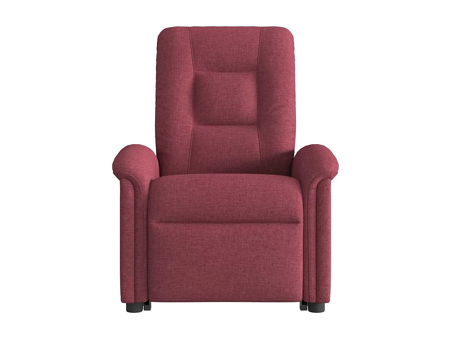 Fauteuil inclinable électrique-Chaise de relax-Fauteuil de Massage Rouge bordeaux Tissu SHL3975