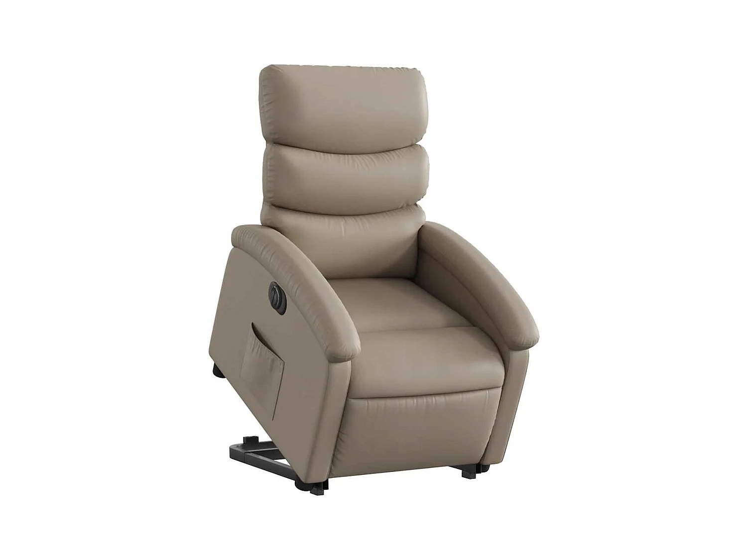 Silla de relax | Sillón elevable eléctrico cuero artificial capuchino SHL2303