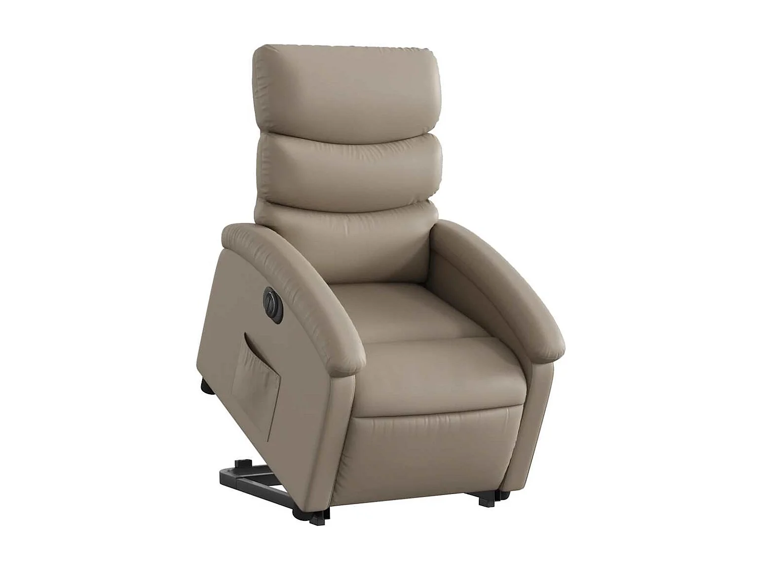 Relaxsessel mit Aufstehhilfe Elektrisch | Lounge Sessel indoor Cappuccino Kunstleder SHL87157