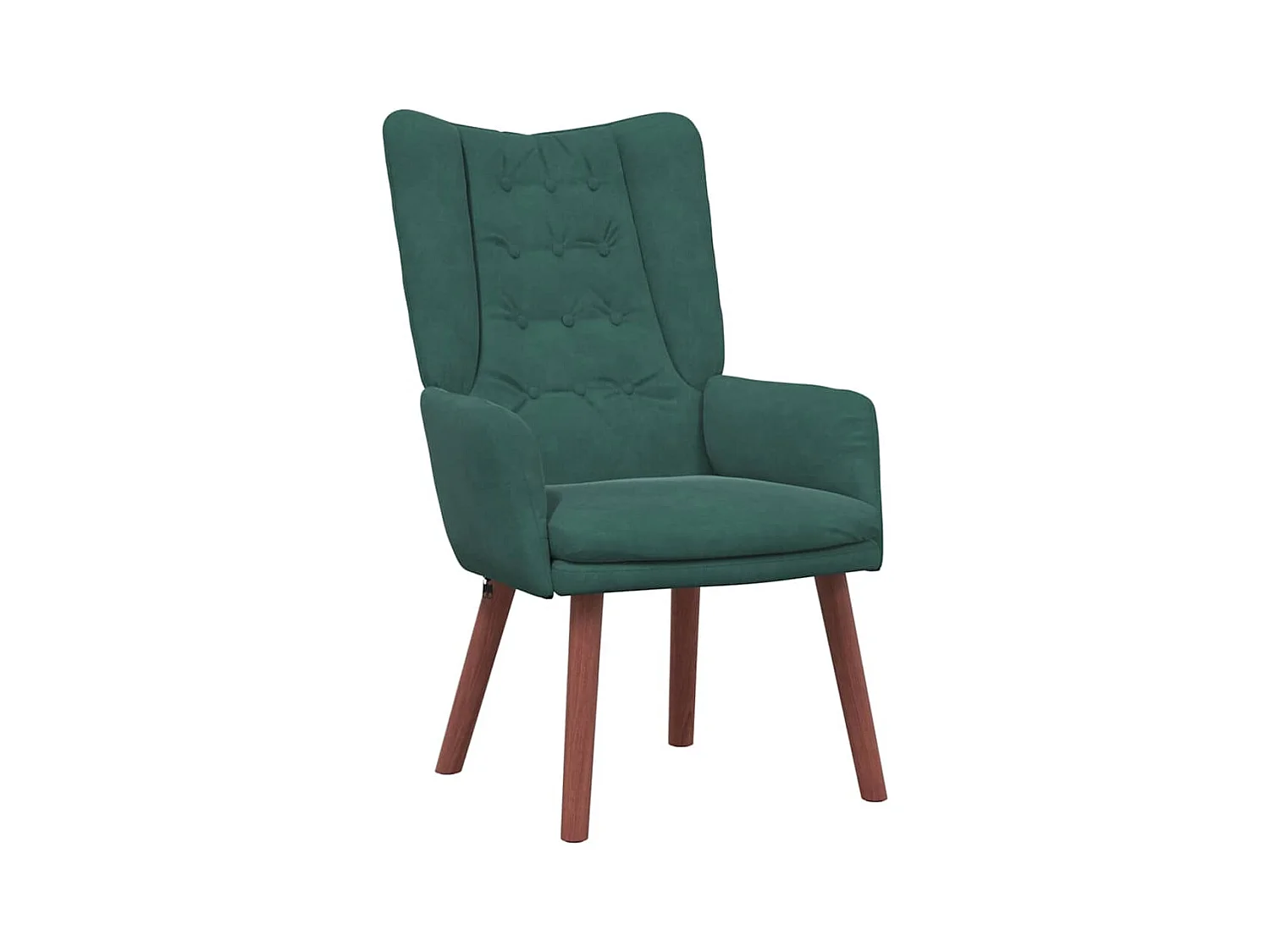 Fauteuil Salon-Chaise de relax Vert foncé 63x67x94 cm Velours SHL4615