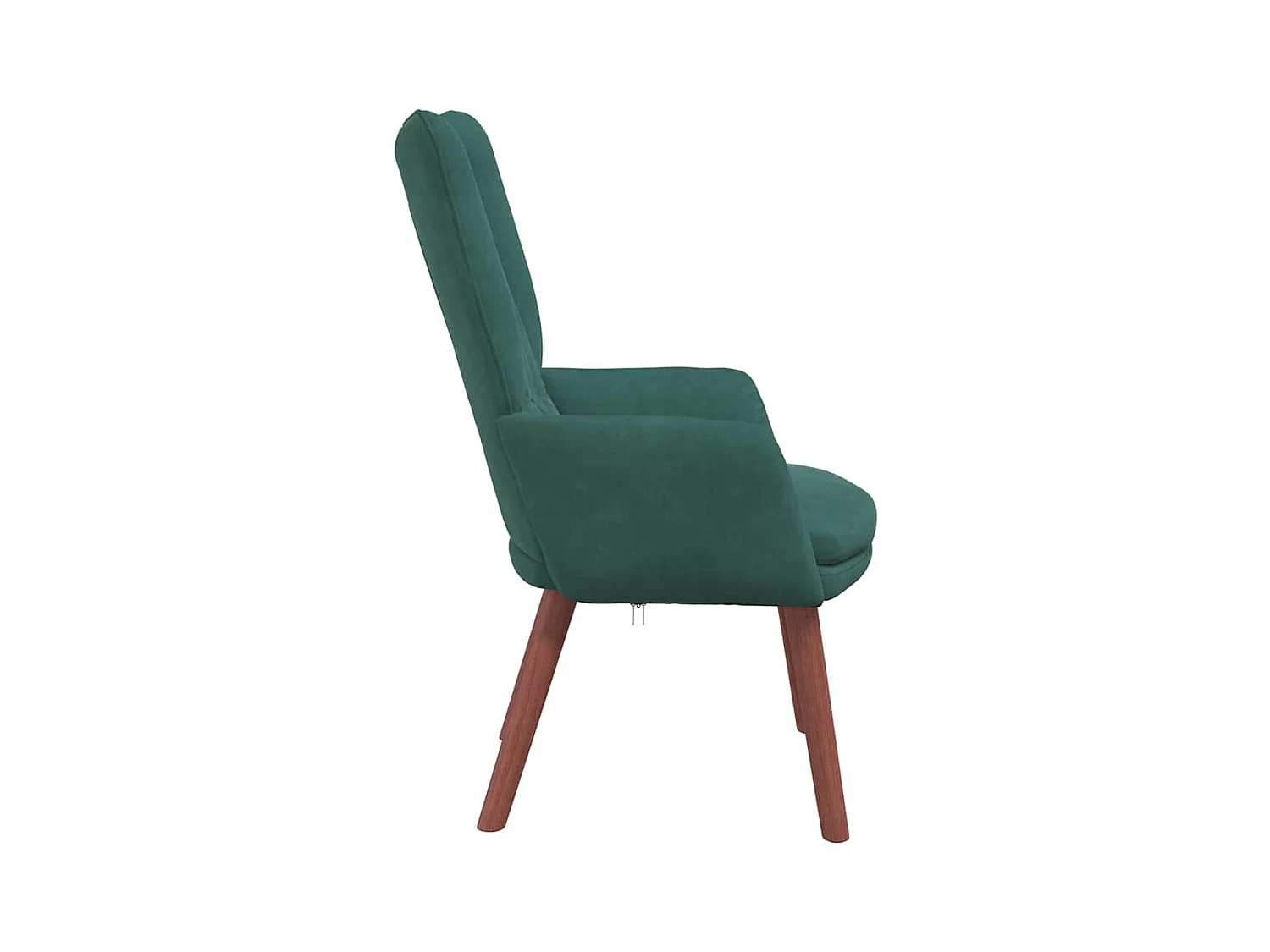Fauteuil Salon-Chaise de relax Vert foncé 63x67x94 cm Velours SHL4615
