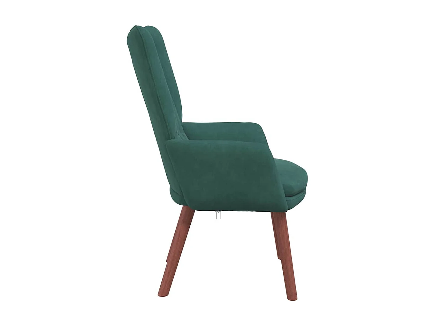 Relaxstoel | Ontspanningsstoel Donkergroen 63 x 67 x 94 cm Fluweel