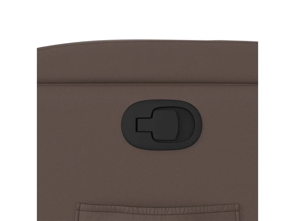 Relaxsessel | Lounge Sessel für Wohnzimmer Braun Kunstleder SHL84772