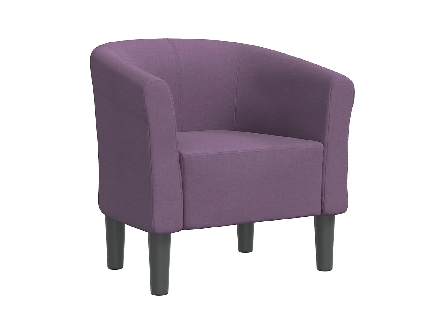 Fauteuil de Salon-Chaise cabriolet violet tissu SHL3060