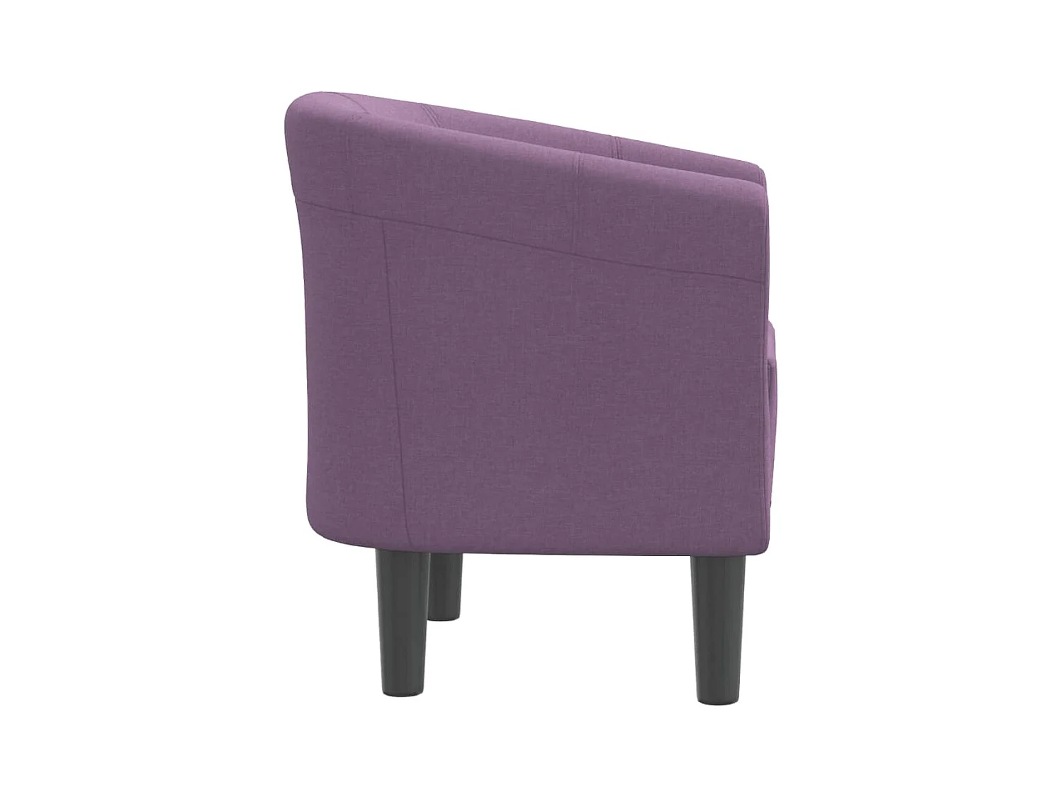Fauteuil de Salon-Chaise cabriolet violet tissu SHL3060