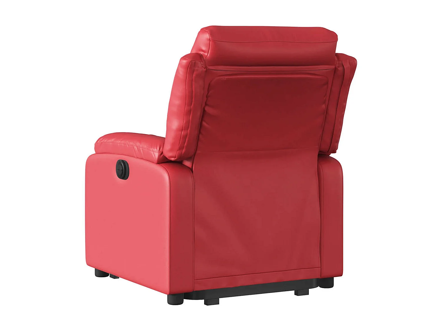 Relaxsessel mit Aufstehhilfe Elektrisch | Lounge Sessel indoor Rot Kunstleder SHL38932