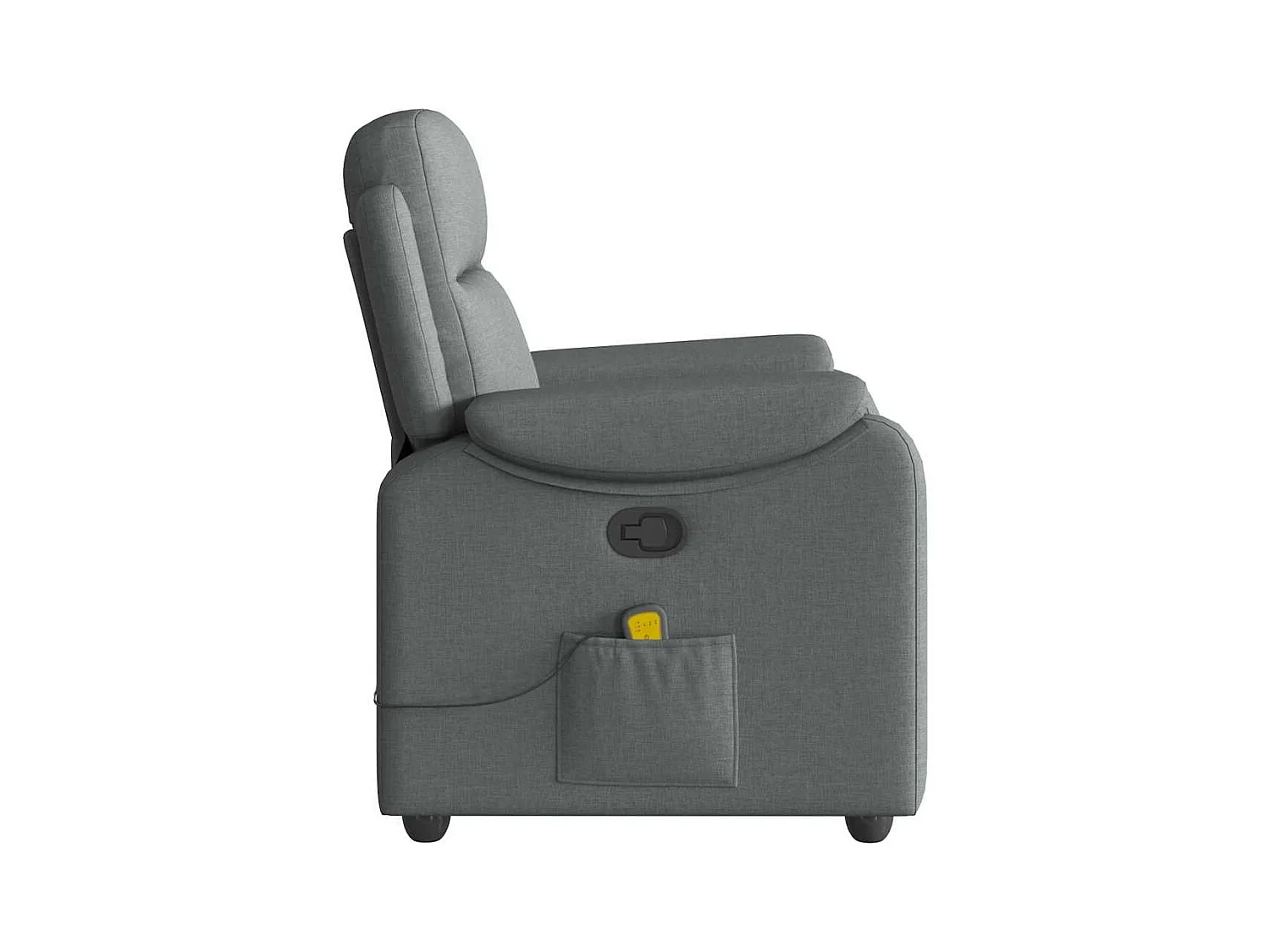 Sillón de salón | Silla | Sillón de masaje reclinable de tela gris oscuro SHL8546