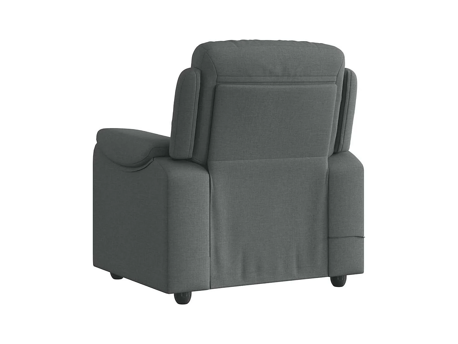 Sillón de salón | Silla | Sillón de masaje reclinable de tela gris oscuro SHL8546