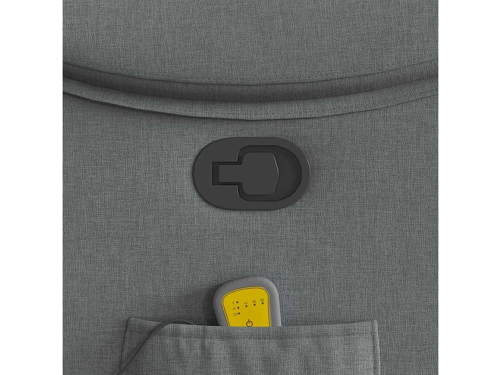 Sillón de salón | Silla | Sillón de masaje reclinable de tela gris oscuro SHL8546