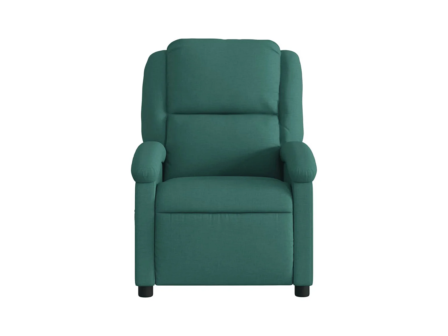 Sillón de salón | Silla | Sillón de masaje reclinable de tela verde oscuro SHL8387