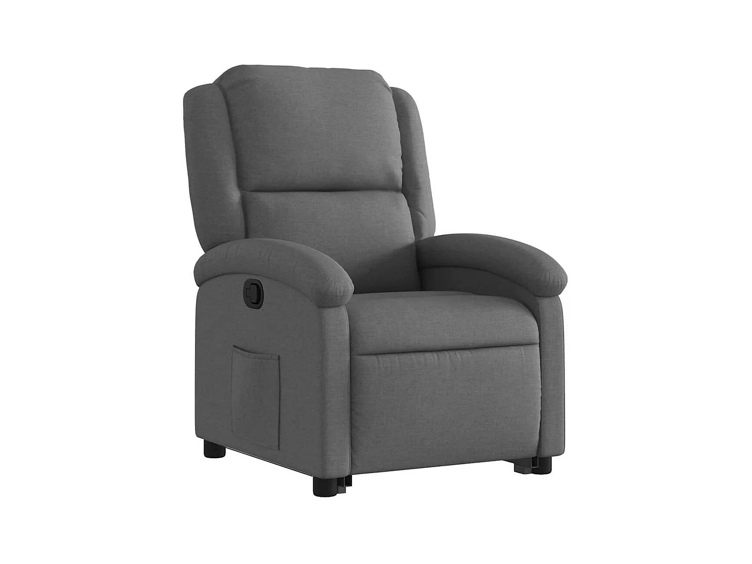 Sillón de relax | Silla | Sillón reclinable elevable de tela gris oscuro SHL9300