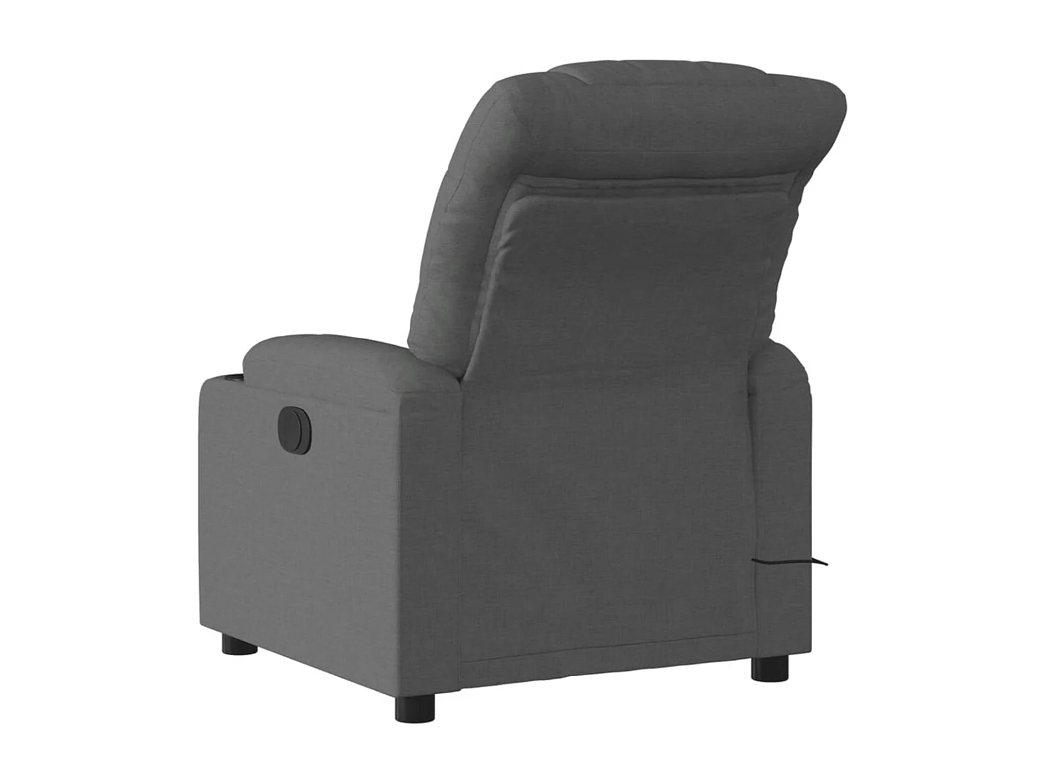 Fauteuil inclinable électrique-Chaise de relax-Fauteuil de Massage gris foncé tissu SHL1826