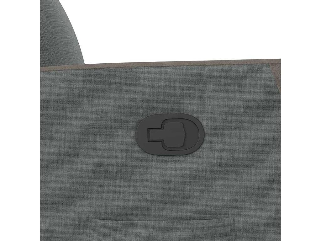 Fauteuil inclinable-Chaise de relax-Fauteuil TV Gris foncé Tissu SHL1091