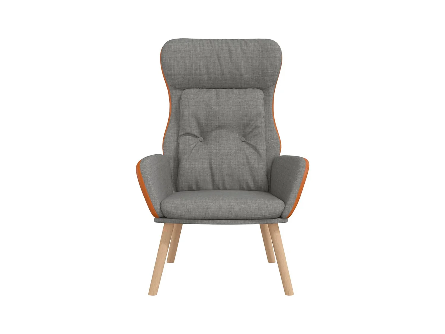 Sillón de relax | Silla de relax de tela y PVC gris claro SHL5729