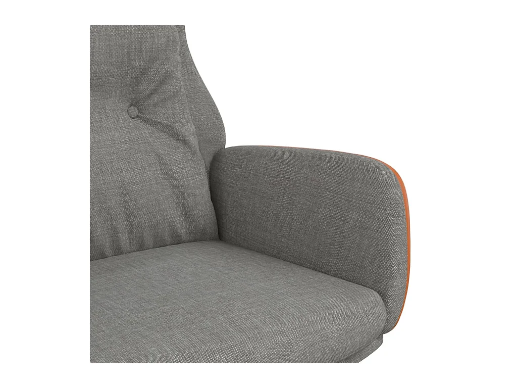 Sillón de relax | Silla de relax de tela y PVC gris claro SHL5729