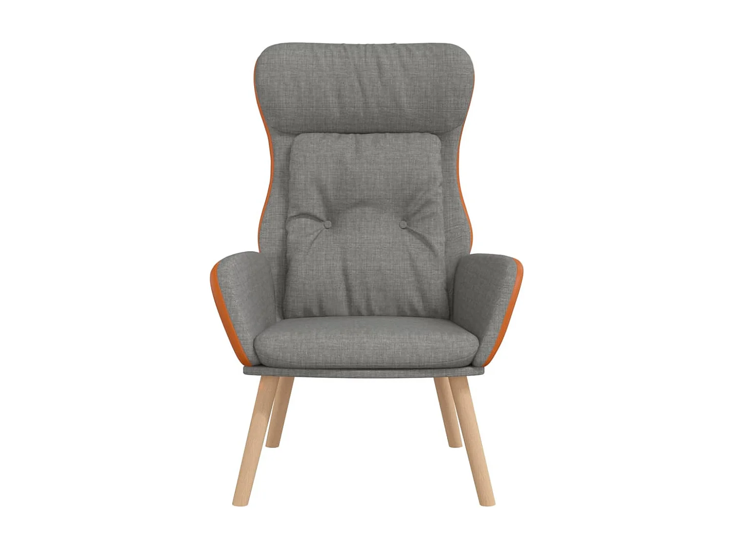 Relaxsessel | Lounge Sessel Hellgrau Stoff und PVC SHL98515