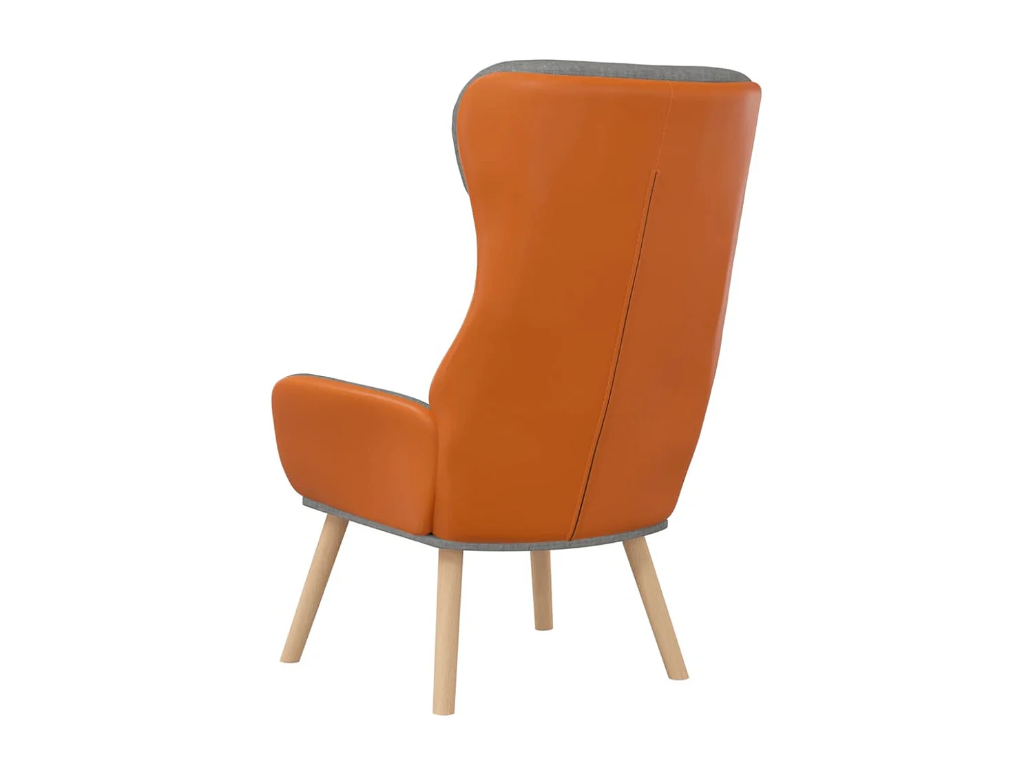 Relaxsessel | Lounge Sessel Hellgrau Stoff und PVC SHL98515