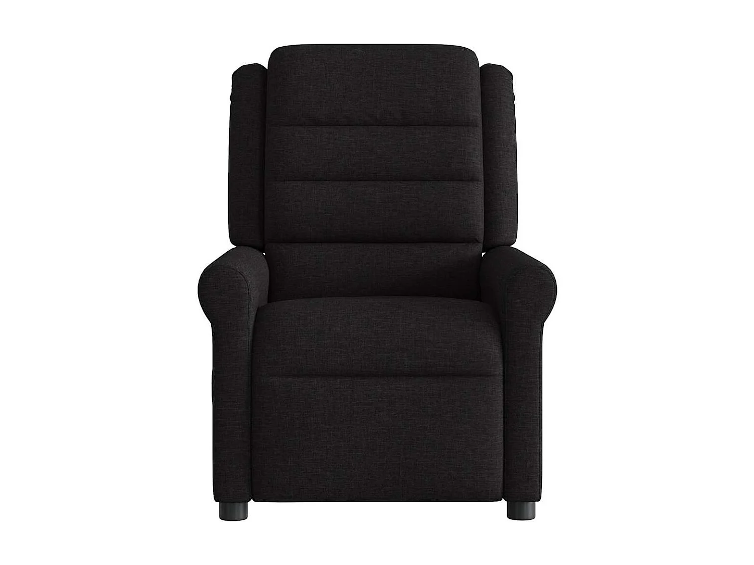 Fauteuil inclinable-Chaise de relax-Fauteuil de Massage Noir Tissu SHL3785