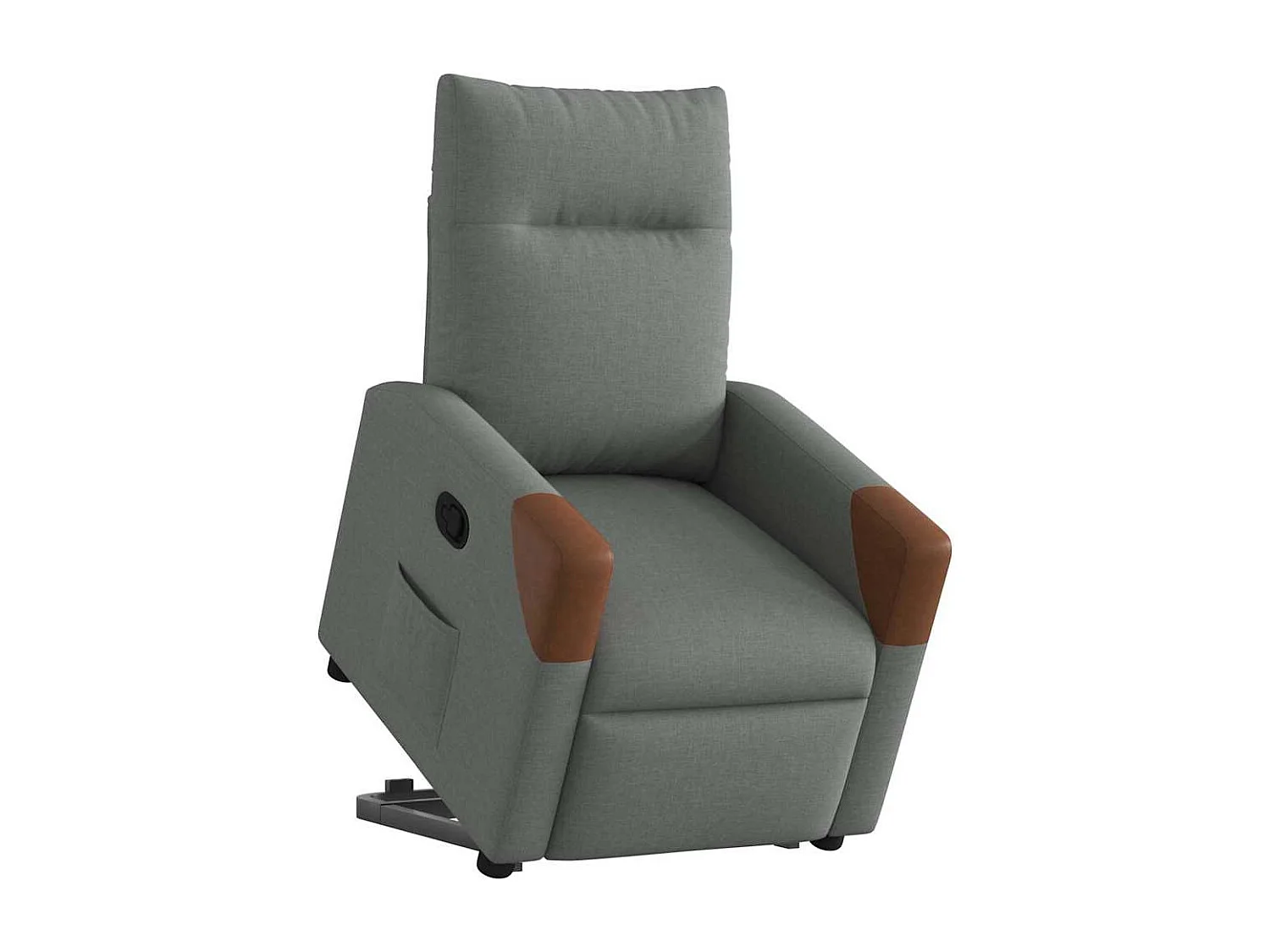 Fauteuil inclinable-Chaise de relax-Fauteuil TV Gris foncé Tissu SHL2628
