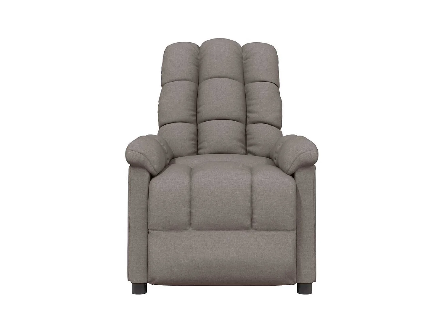 Sillón de relax | Silla | Sillón reclinable de tela gris taupe SHL9317