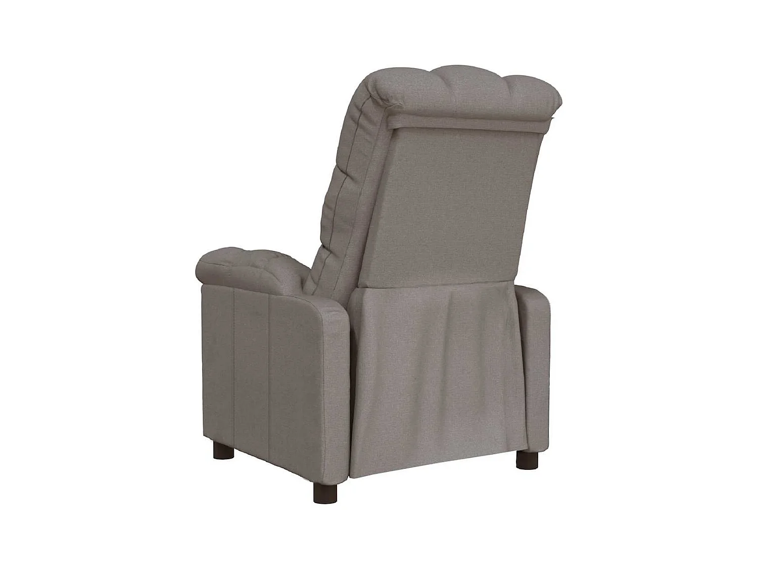 Sillón de relax | Silla | Sillón reclinable de tela gris taupe SHL9317