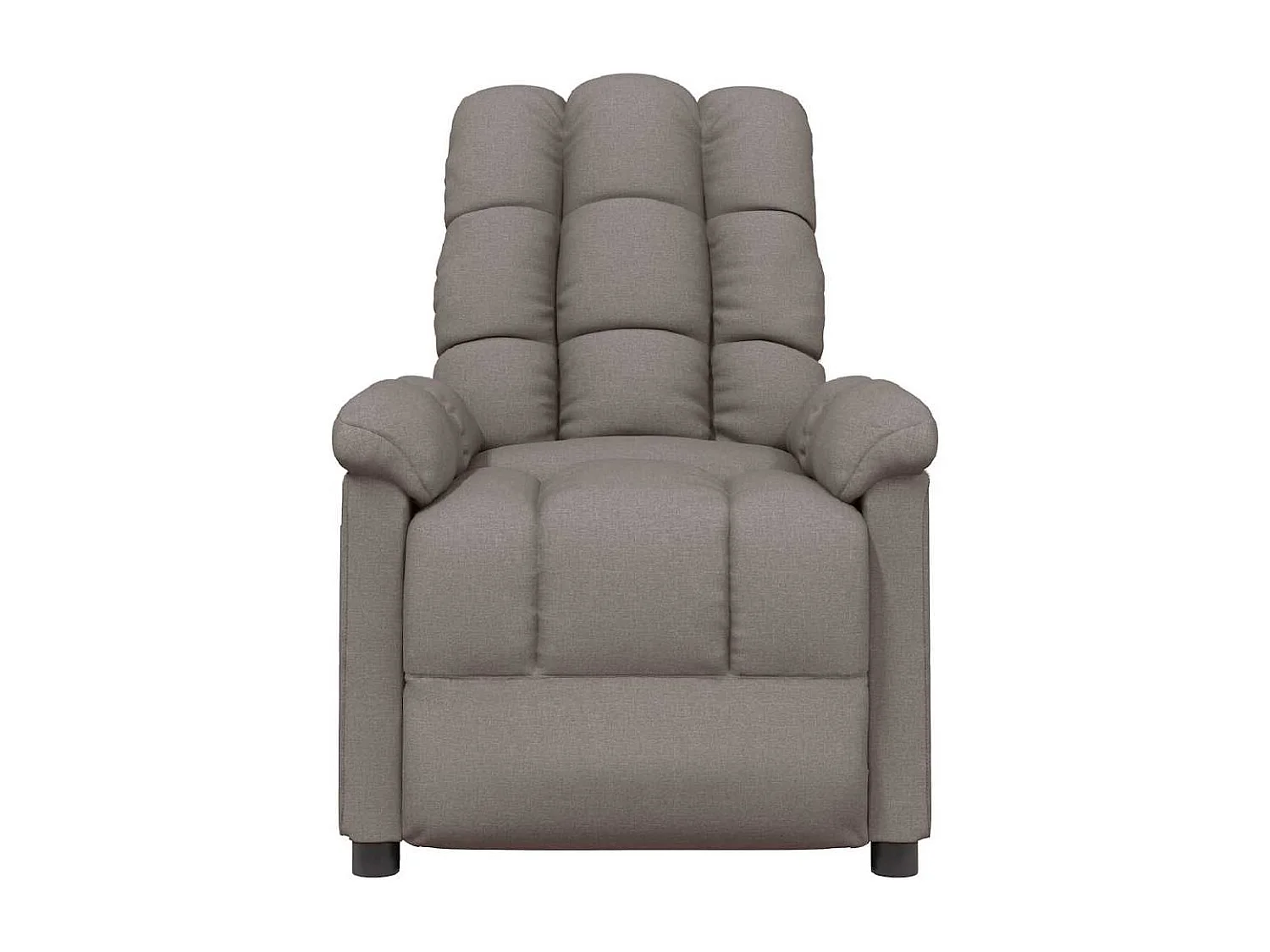 Fauteuil salon-Chaise d'appoint-Fauteuil inclinable 74x99x102 cm Taupe Tissu SHL3570