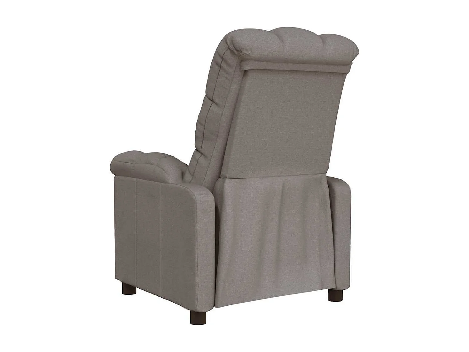 Fauteuil salon-Chaise d'appoint-Fauteuil inclinable 74x99x102 cm Taupe Tissu SHL3570