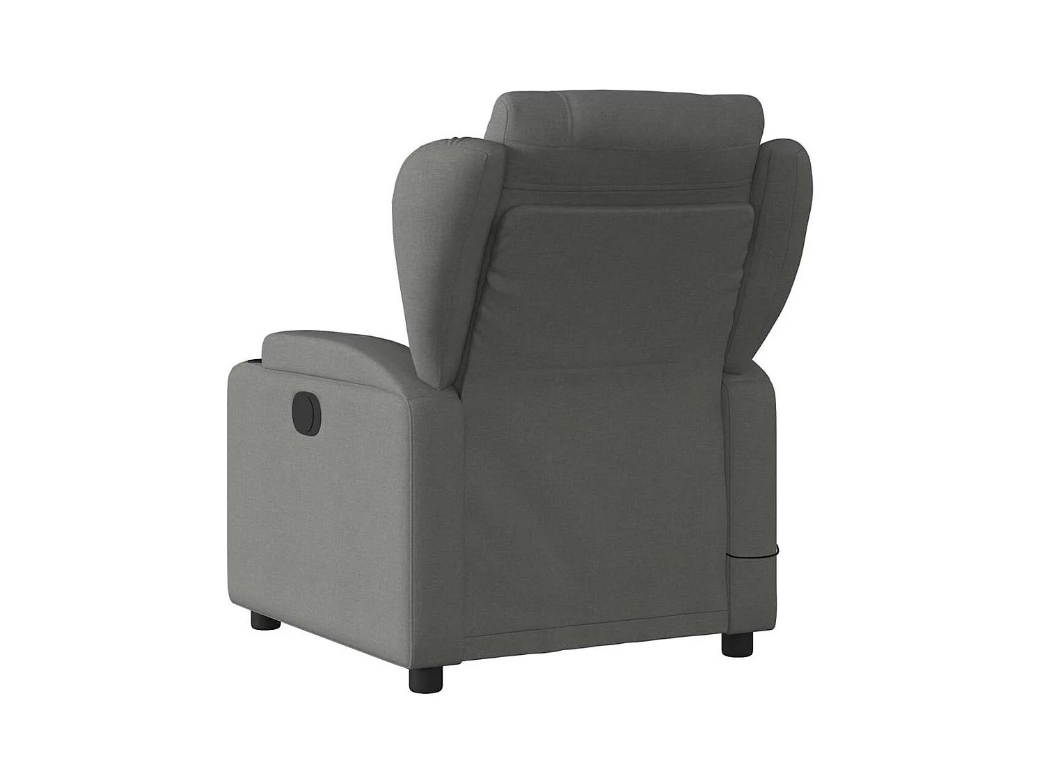 Fauteuil inclinable-Chaise de relax-Fauteuil de Massage gris foncé tissu SHL1014