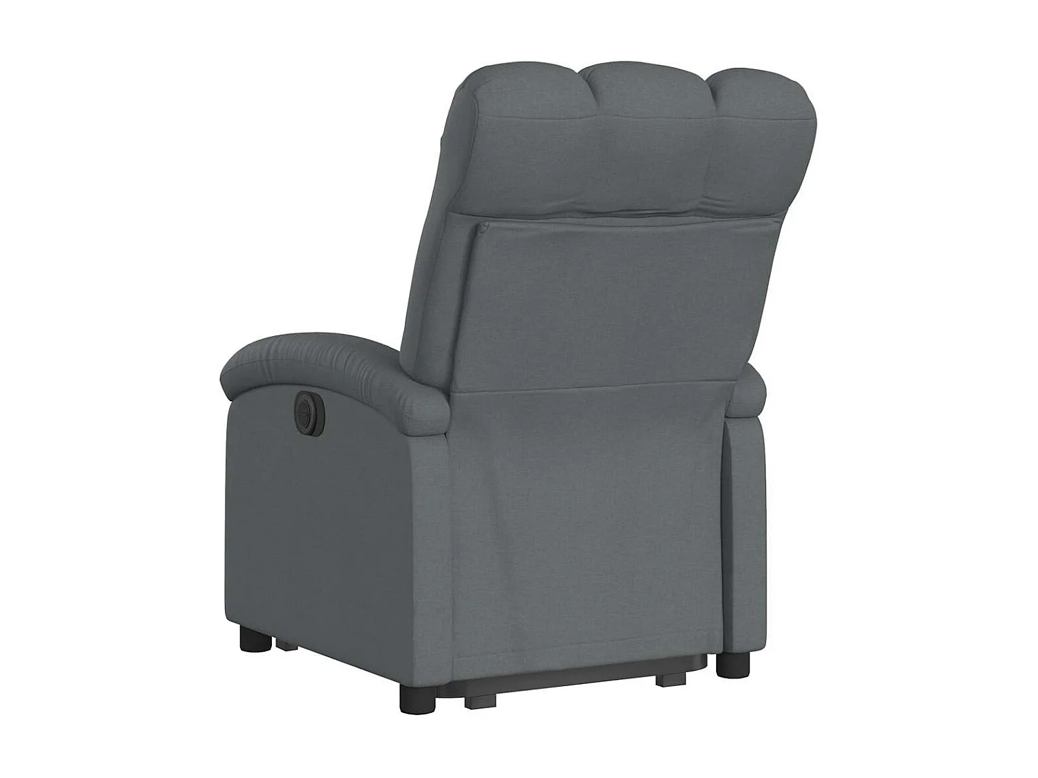 Relaxsessel mit Aufstehhilfe Elektrisch | Lounge Sessel indoor Dunkelgrau Stoff SHL63721