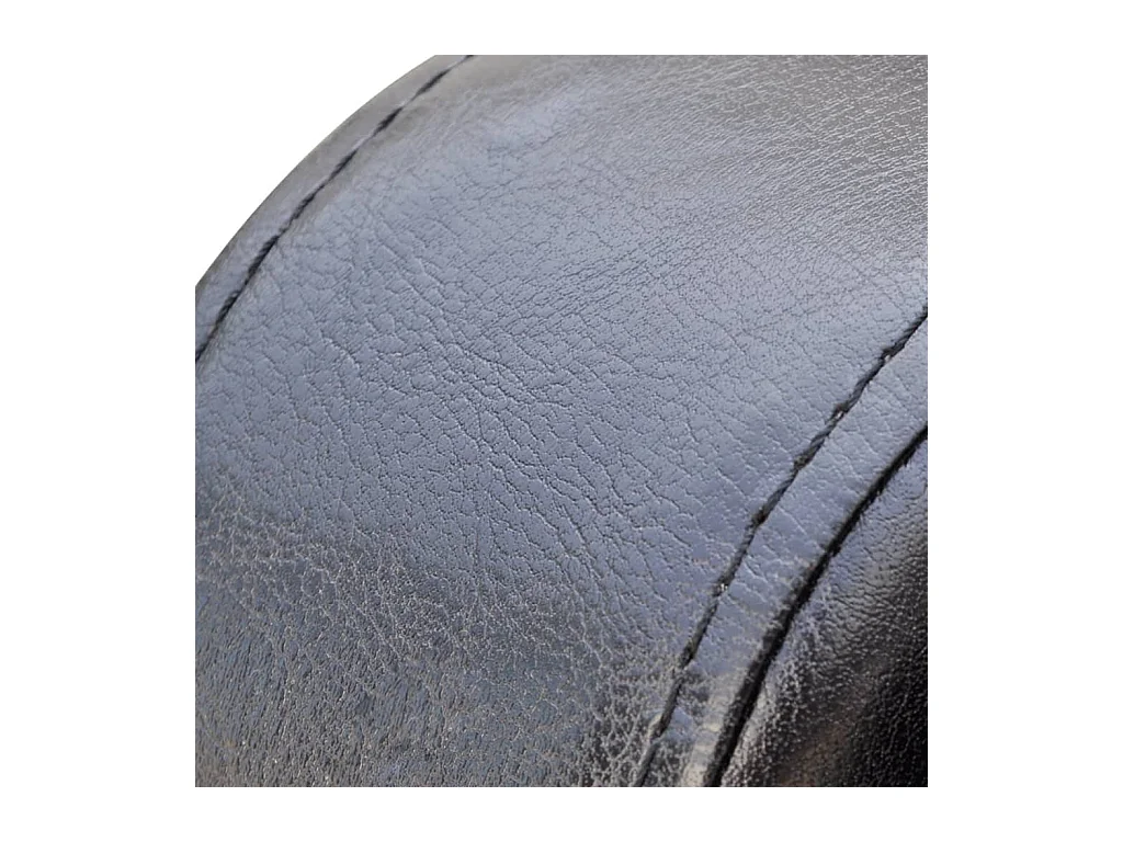 Sillón | Silla de cuero sintético negro SHL4441