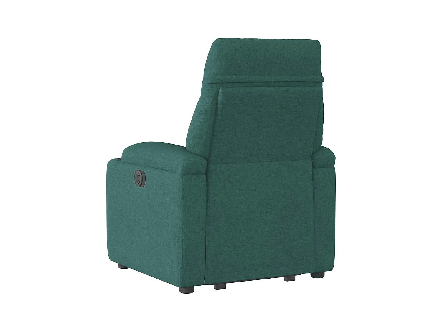 Silla de relax | Sillón eléctrico reclinable elevable de tela verde oscuro SHL4007